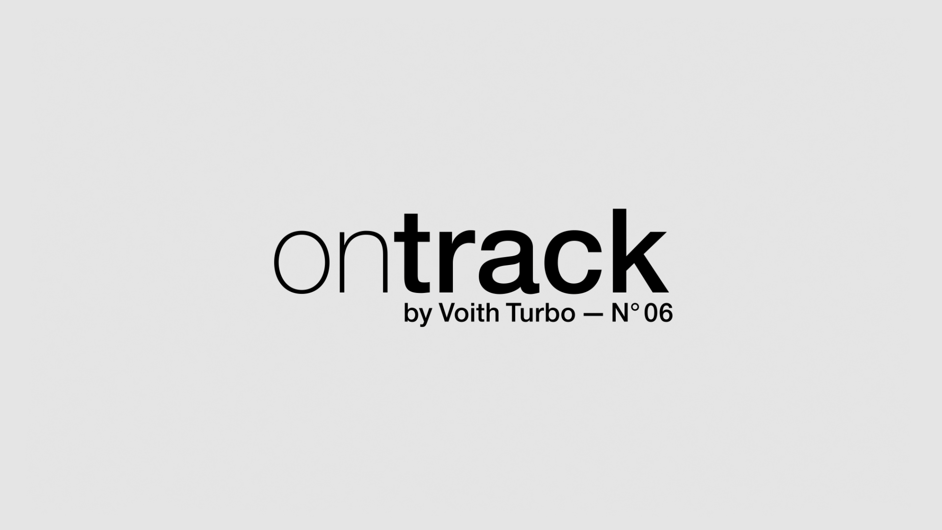 Voith Turbo Kundenmagazin ontrack#6