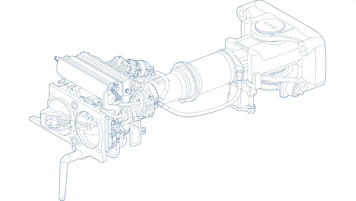 Line drawing of a type 10 Scharfenberg coupler